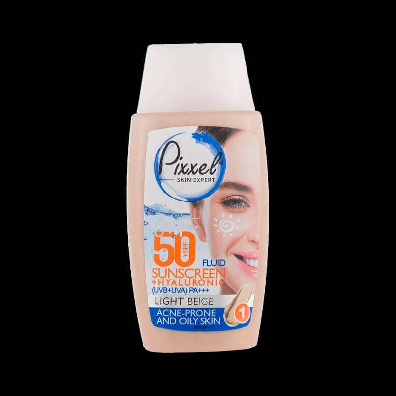 کرم ضد آفتاب رنگی پیکسل SPF50 پوست چرب و جوش دار (بژ طبیعی، بژ روشن، بژ طلایی)