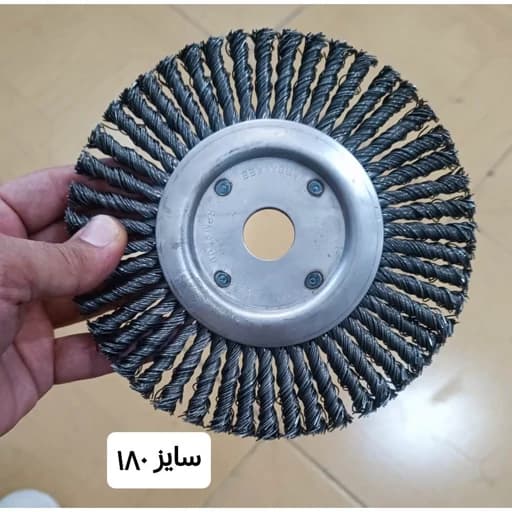 فرچه سیمی تخت مینی فرز سایز 180