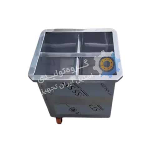 جاسیخی استیل چرخ دار