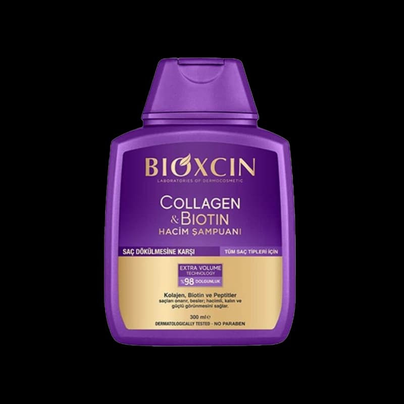 شامپو کلاژن و بیوتین بیوکسین Bioxcin ضد ریزش و حجم دهنده مو