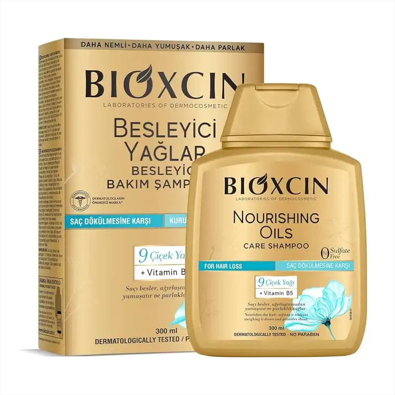 شامپو 9 روغن بیوکسین بدون سولفات Bioxcin ضد ریزش و احیا کننده موهای خشک — تصویر ۳
