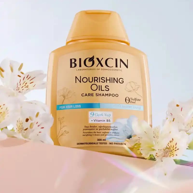 شامپو 9 روغن بیوکسین بدون سولفات Bioxcin ضد ریزش و احیا کننده موهای خشک — تصویر ۴