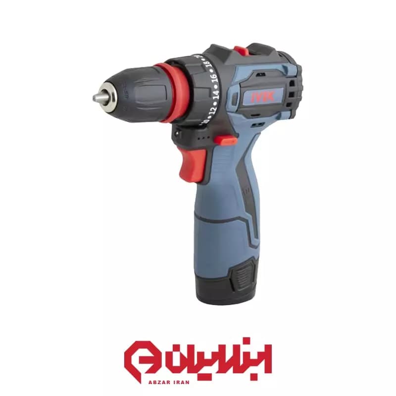 دریل شارژی براشلس 12 ولت ایوک مدل K-7222B — تصویر ۵