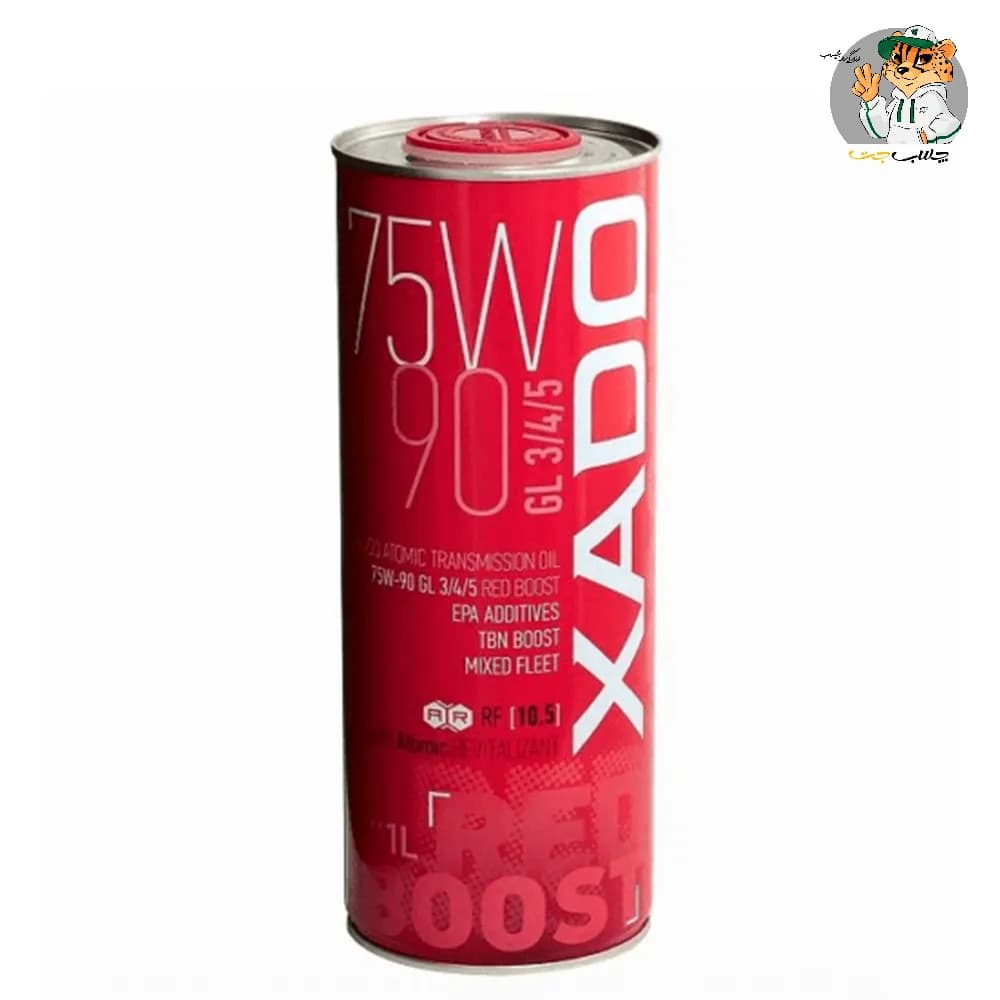 روغن گیربکس زادو XADO Red Boost 75W‑90 یک لیتری
