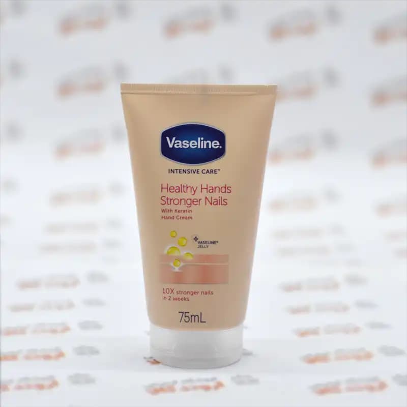 کرم دست و ناخن وازلین (تیوپی) حاوی کراتین Vaseline Healthy Hands Stronger Nails With Keratin — تصویر ۴