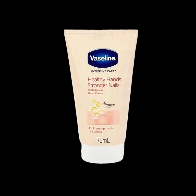 کرم دست و ناخن وازلین (تیوپی) حاوی کراتین Vaseline Healthy Hands Stronger Nails With Keratin