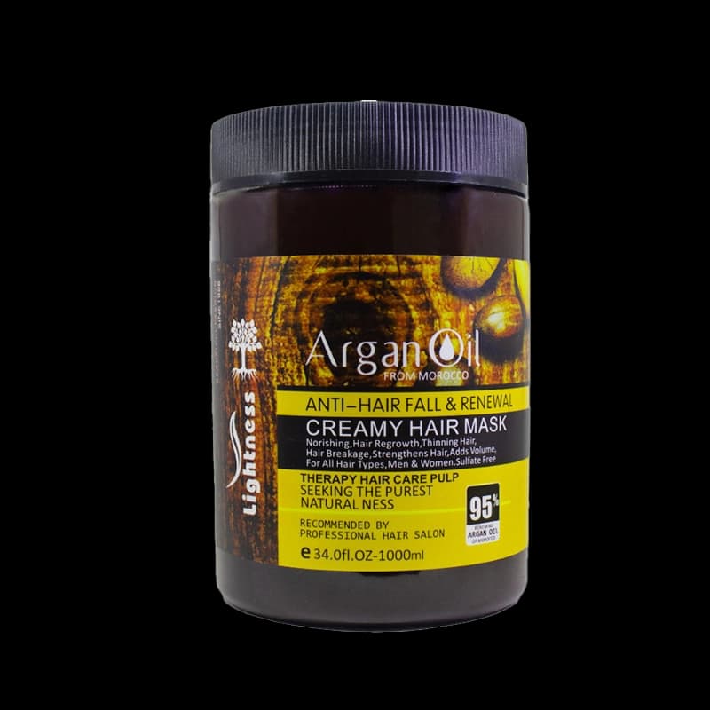 ماسک مو لایتنس حاوی روغن آرگان Lightness Argan Oil حجم 1000 میل – اصل — تصویر ۲
