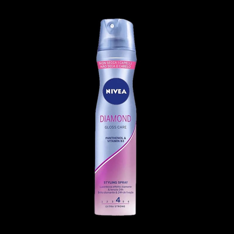 اسپری حالت دهنده مو نیوآ (NIVEA) مدل Diamond تافت درخشان و قوی – اصل آلمان — تصویر ۲
