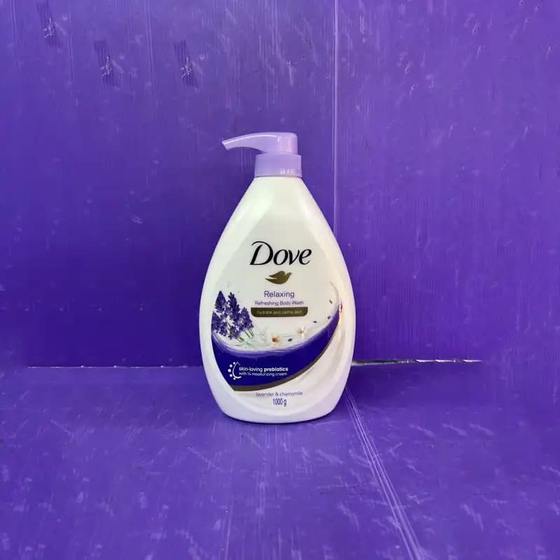 شوینده بدن آرامبخش داو مدل اسطوخودوس و بابونه | Dove Lavender & Chamomile Body Wash 1L — تصویر ۳