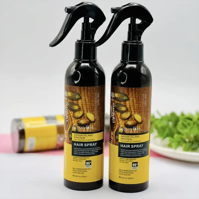 اسپری دوفاز مو لایتنس حاوی روغن آرگان | Lightness Argan Oil Hair Spray 250ml — تصویر ۳