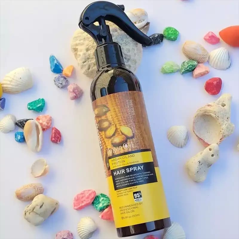 اسپری دوفاز مو لایتنس حاوی روغن آرگان | Lightness Argan Oil Hair Spray 250ml — تصویر ۴