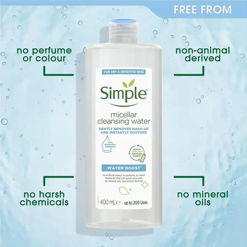 میسلار واتر آبرسان سیمپل Simple مدل Water Boost اصل — تصویر ۴