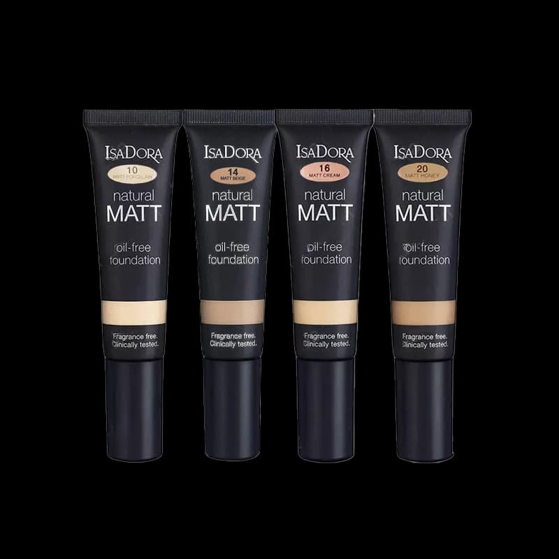 کرم پودر ایزادورا مدل نچرال مات Natural Matt – پوشش مات و طبیعی با ماندگاری بالا