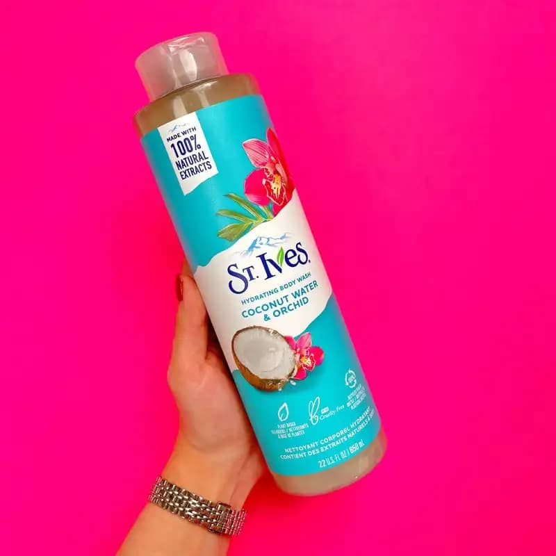 شامپو بدن نارگیل و ارکیده سینت ایوز St. Ives – آبرسان و مرطوب کننده قوی برای پوست — تصویر ۵