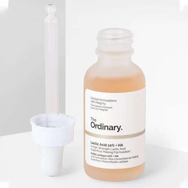 سرم لاکتیک اسید 10% The Ordinary Lactic Acid اوردینری اصل | لایه بردار و روشن کننده — تصویر ۳
