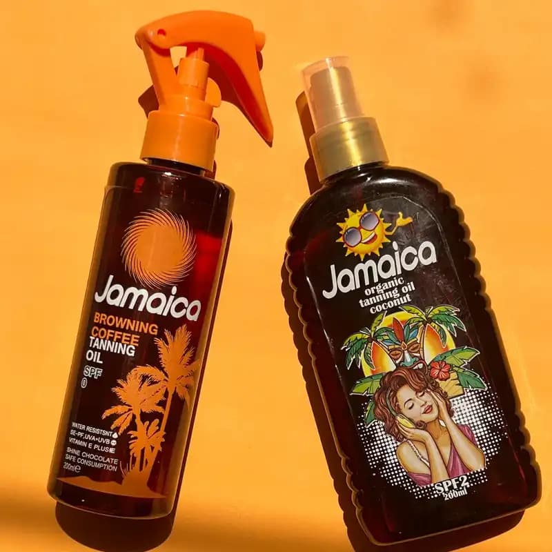 روغن برنزه کننده جامائیکا Jamaica Tanning Oil اصل فرانسه — تصویر ۳
