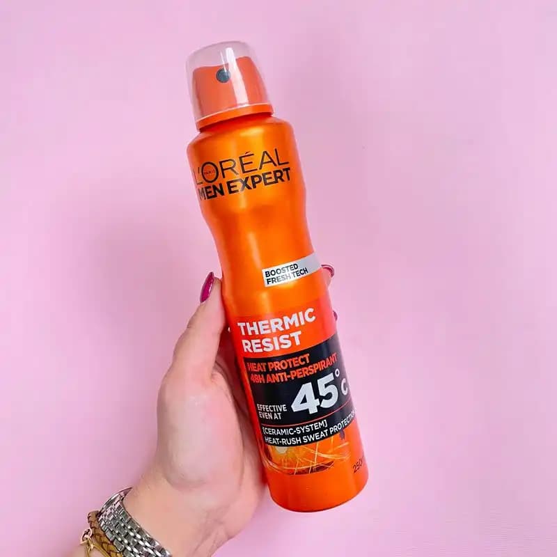 اسپری ضدتعریق لورآل مدل Thermic Resist | محافظت حرارتی تا 45 درجه — تصویر ۵