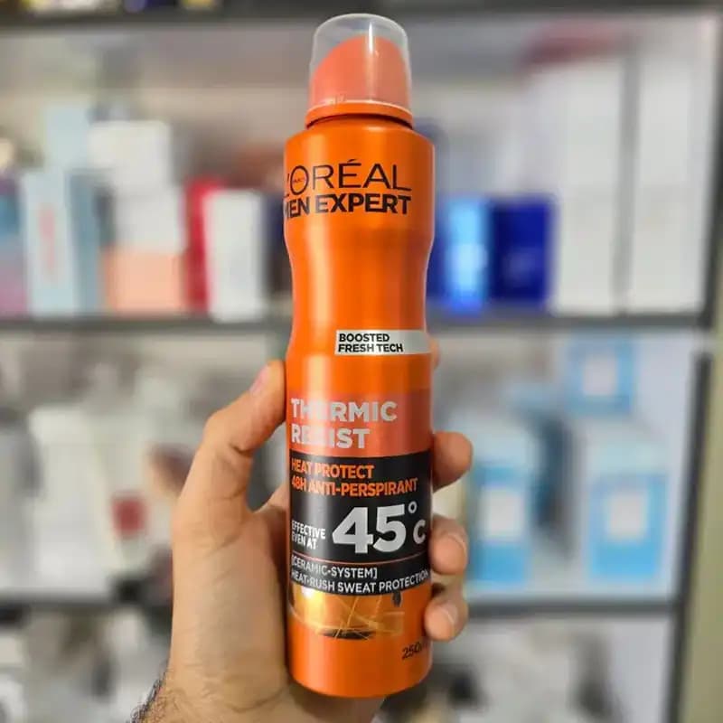 اسپری ضدتعریق لورآل مدل Thermic Resist | محافظت حرارتی تا 45 درجه — تصویر ۳