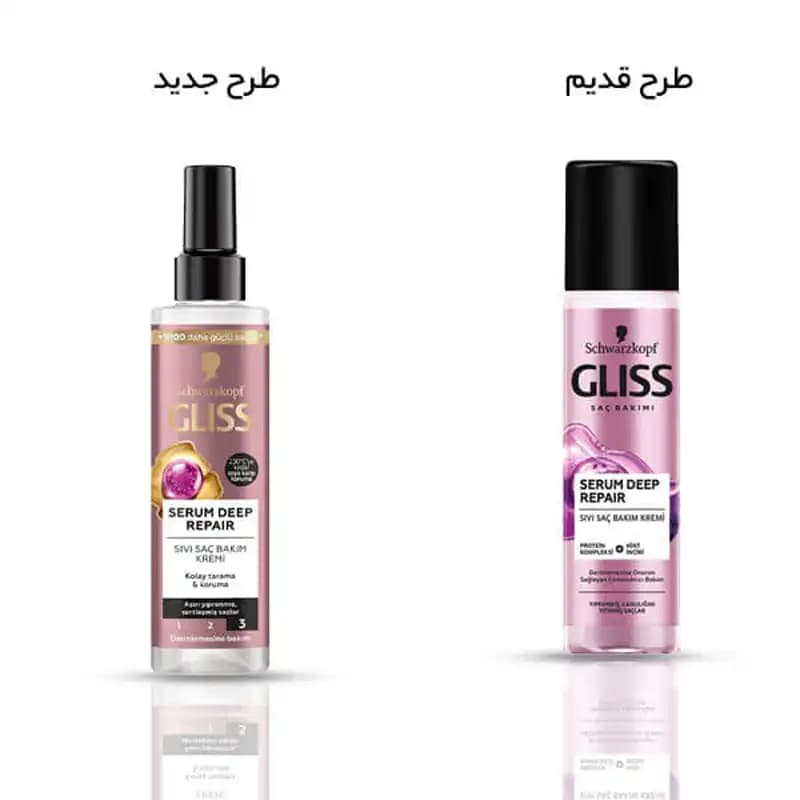 اسپری دوفاز دیپ ریپر Gliss Deep Repair گلیس – احیاء کننده مو — تصویر ۵