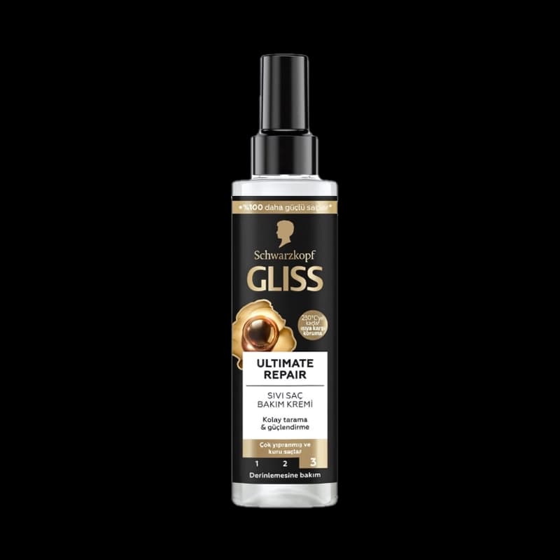 اسپری مو دو فاز گلیس مشکی Gliss Serum Deep Repair – ترمیم موهای خشک و آسیب دیده