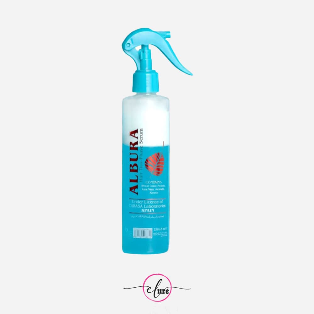 اسپری دوفاز آبی آلبورا