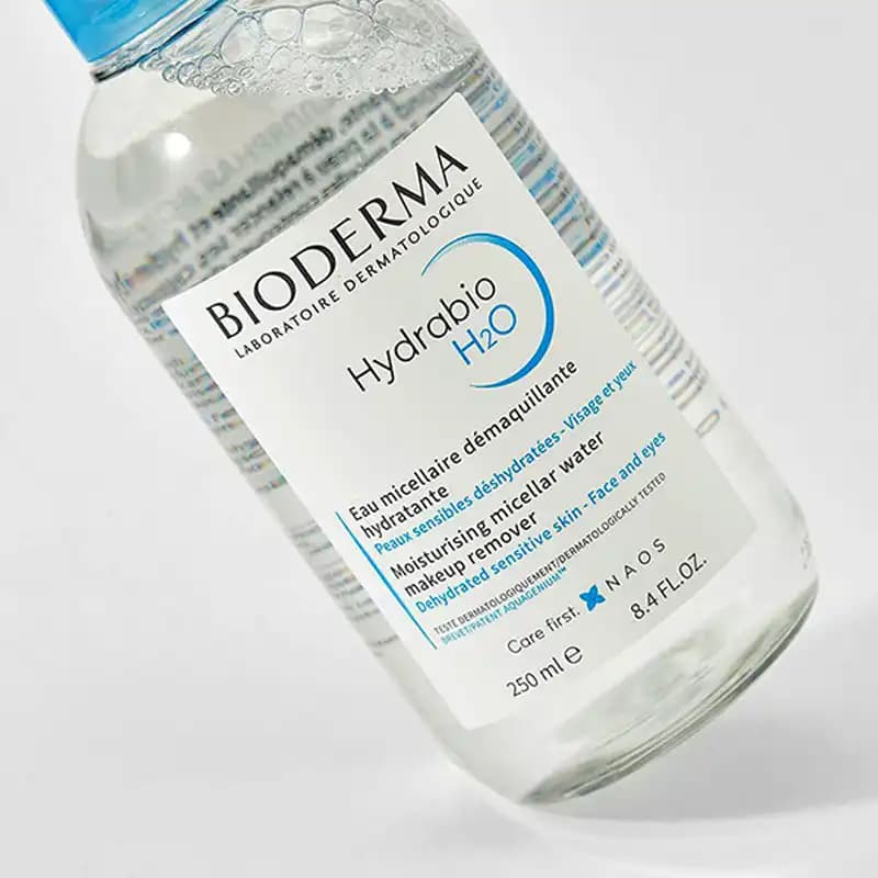 میسلار واتر پوست خشک و دهیدراته Hydrabio H₂O بایودرما Bioderma اصل — تصویر ۴
