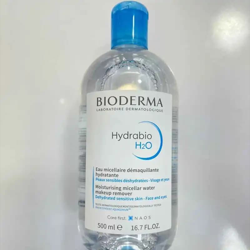میسلار واتر پوست خشک و دهیدراته Hydrabio H₂O بایودرما Bioderma اصل — تصویر ۵