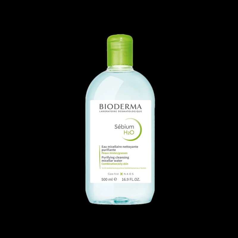 میسلار واتر پوست چرب و مختلط Sebium H₂O بایودرما Bioderma اصل — تصویر ۲