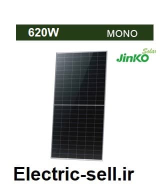 پنل خورشیدی 620 وات مونوکریستال N-Type TOPCon Bifacial برند JINKO