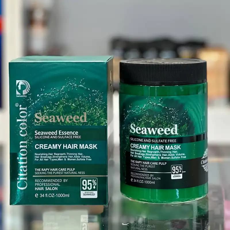 ماسک مو جلبک دریایی SEAWEED | تقویت کننده، ضد ریزش مو و حاوی کراتین — تصویر ۲