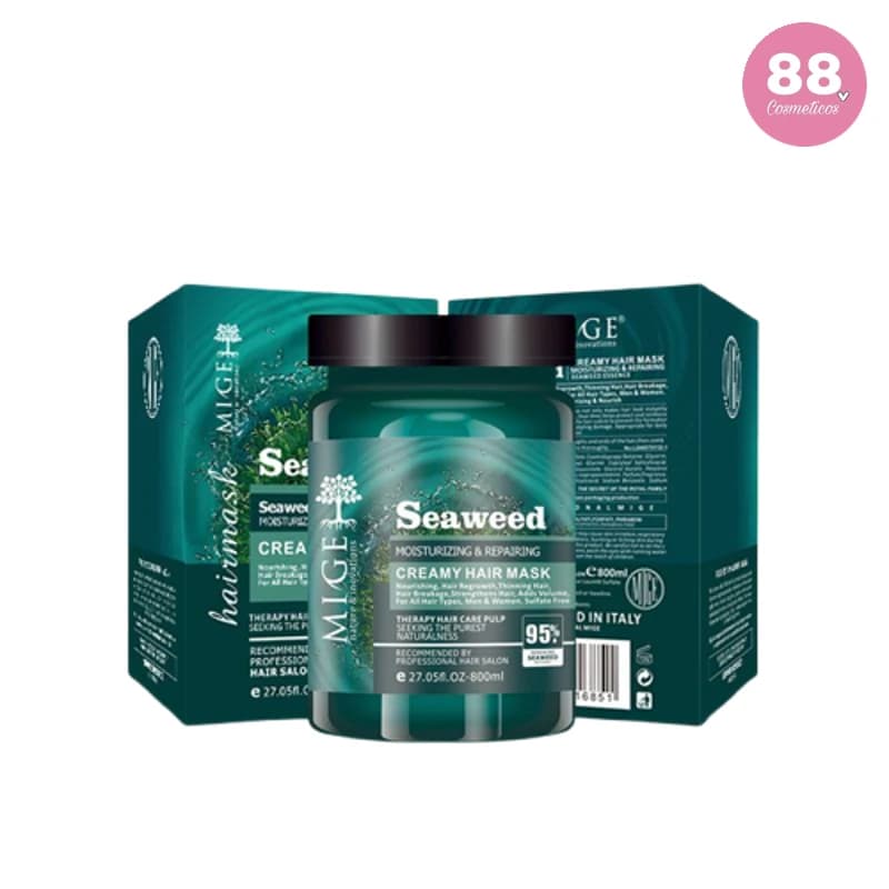 ماسک مو جلبک دریایی SEAWEED | تقویت کننده، ضد ریزش مو و حاوی کراتین — تصویر ۵