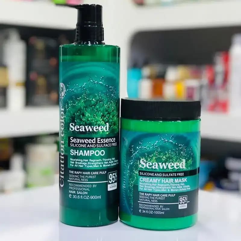 ماسک مو جلبک دریایی SEAWEED | تقویت کننده، ضد ریزش مو و حاوی کراتین — تصویر ۴