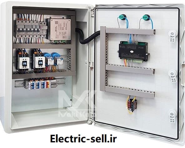 تابلو برق موتور برق فشار ضعیف تکفاز دستی 25 آمپر آماده نصب ( تصاویر شماتیک برای دید کلی میباشد)
