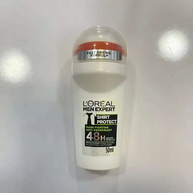 مام رول ضد تعریق مردانه لورآل Men Expert مدل Shirt Protect اصل | L’Oréal — تصویر ۵
