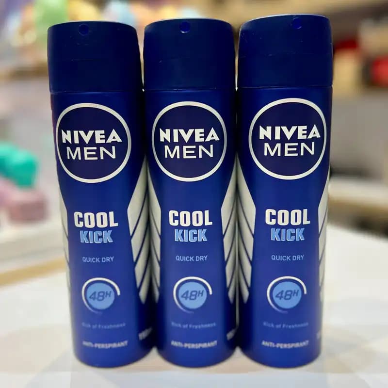 اسپری ضد تعریق مردانه نیوآ Cool Kick اصل Nivea — تصویر ۴