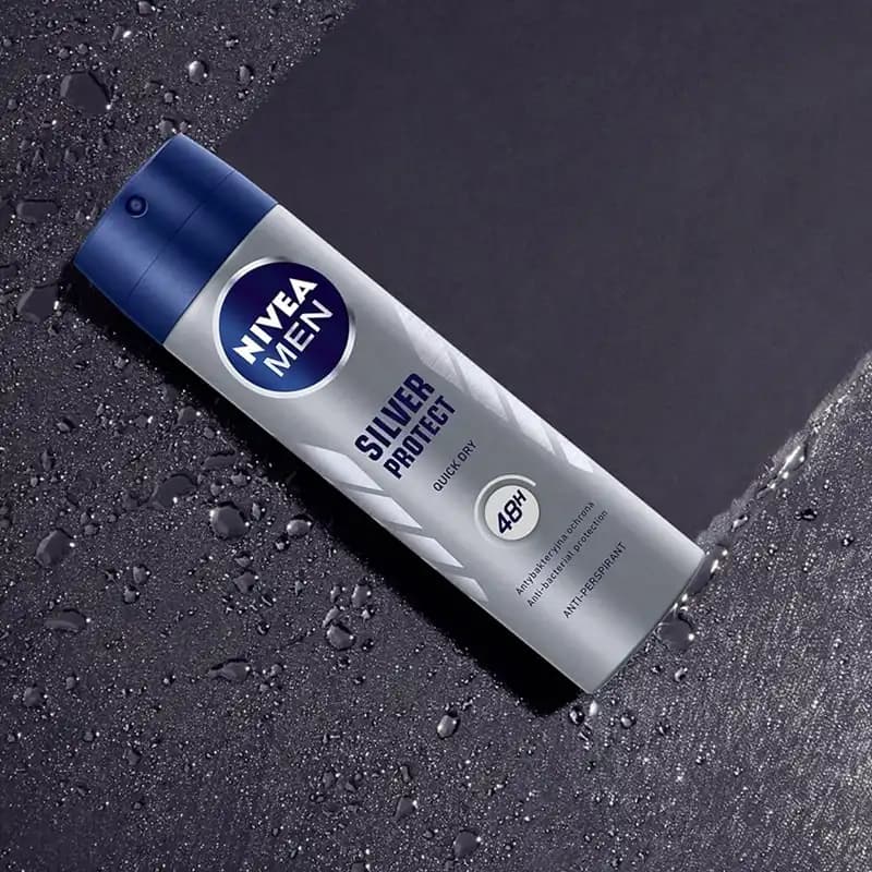 اسپری ضد تعریق مردانه نیوآ Silver Protect اصل Nivea — تصویر ۳