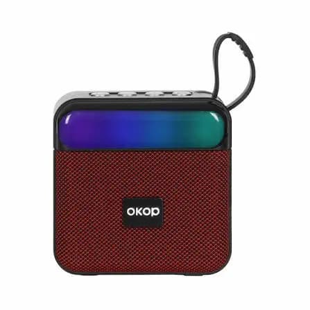 اسپیکر بلوتوثی قابل حمل OKOP مدل KP-598 | نورپردازی RGB، صدای فراگیر و باس قوی