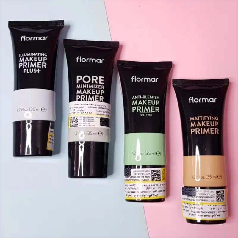 پرایمر مات کننده فلورمار Flormar Mattifying (اصل) مناسب پوست چرب — تصویر ۳