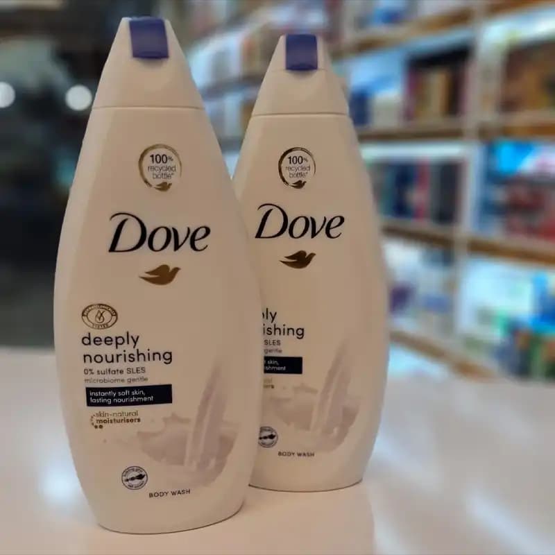 شامپو بدن داو مدل Deeply Nourishing بدون سولفات Dove اصل — تصویر ۵