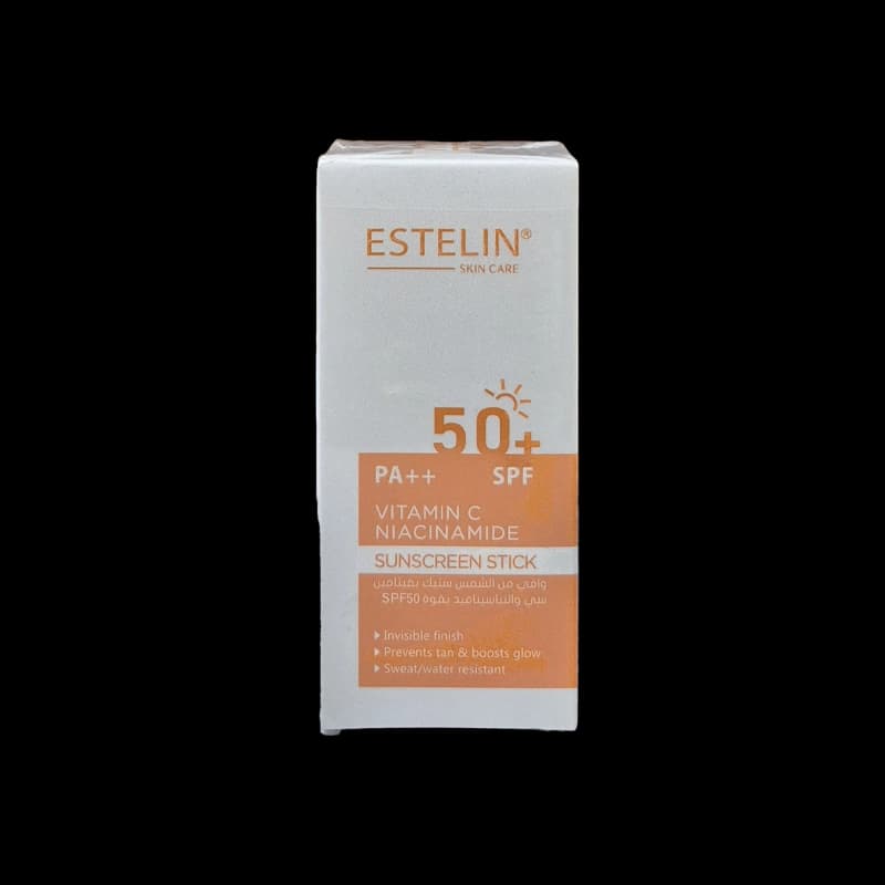 ضدآفتاب استیکی استلین SPF 50 مدل ویتامین C و نیا‌سینامید (نارنجی)