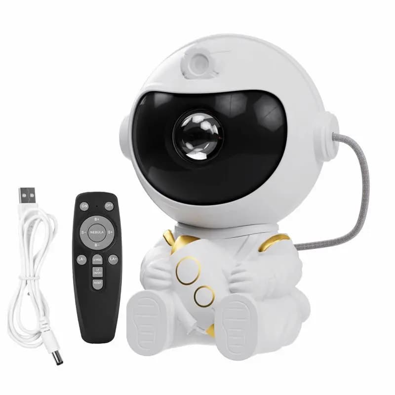 پروژکتور فضانورد نشسته Astronaut Nebula Projector | نورپردازی کهکشانی صحابی — تصویر ۴
