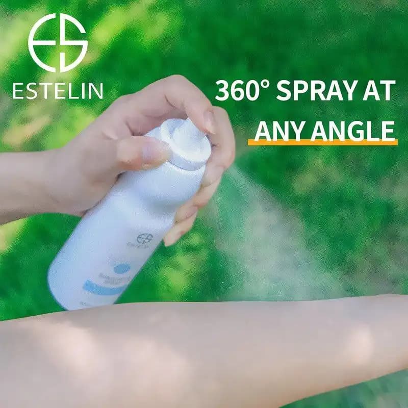 اسپری ضدآفتاب استلین SPF50 فوق سبک آبرسان و ضدلک بیرنگ — تصویر ۳
