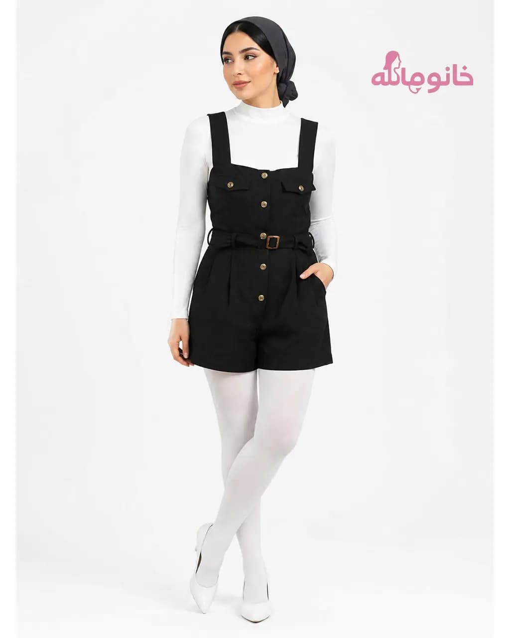 اورال دخترانه nizel 30041 کوتاه دکمه دار