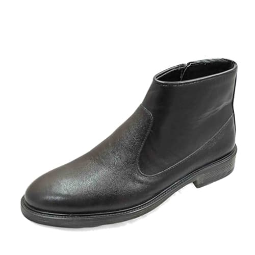 نیم بوت چرم دست دوز مردانه مدل 020808 — تصویر ۲