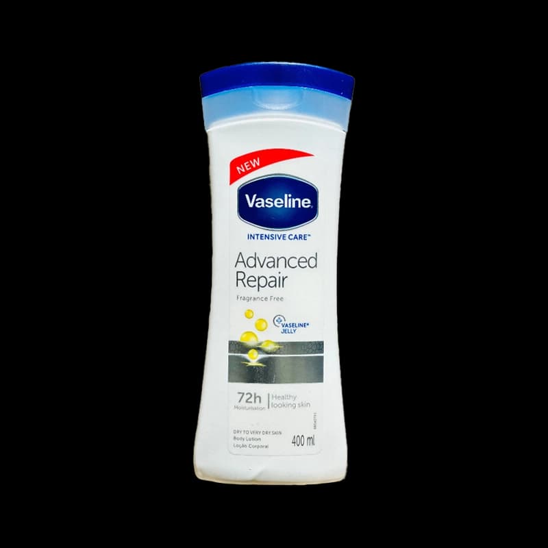 لوسیون بدن وازلین مدل Advanced Repair – رطوبت‌رسانی عمیق 72 ساعته — تصویر ۲