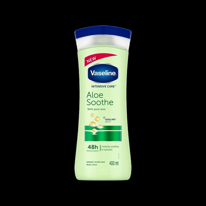 لوسیون بدن وازلین آلوئه ورا Aloe Soothe – رطوبت‌رسانی فوری به پوست‌های خشک — تصویر ۲