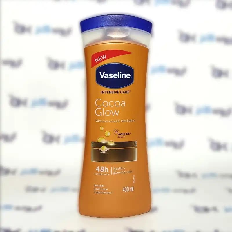 لوسیون بدن کاکائو وازلین Cocoa Glow – تغذیه و درخشش پوست خشک — تصویر ۳
