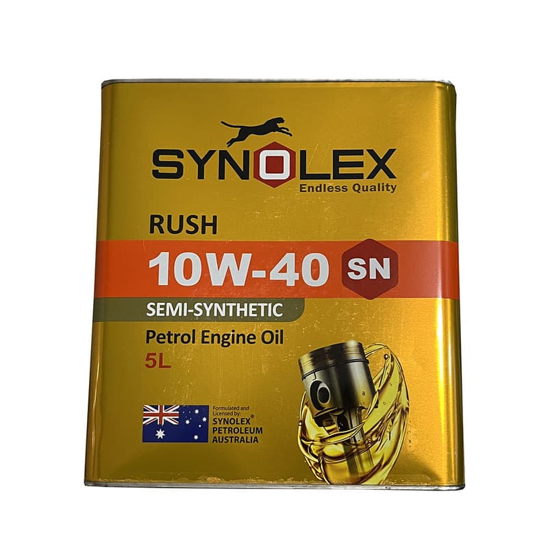 روغن موتور خودرو سینولکس مدل 10W-40 SNحجم 5 لیتر