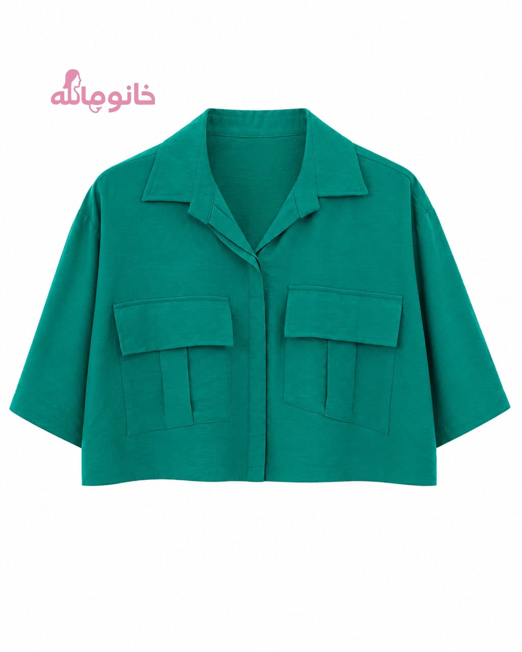 شومیز دخترانه nizel 31069 مدل کراپی کوتاه — تصویر ۳