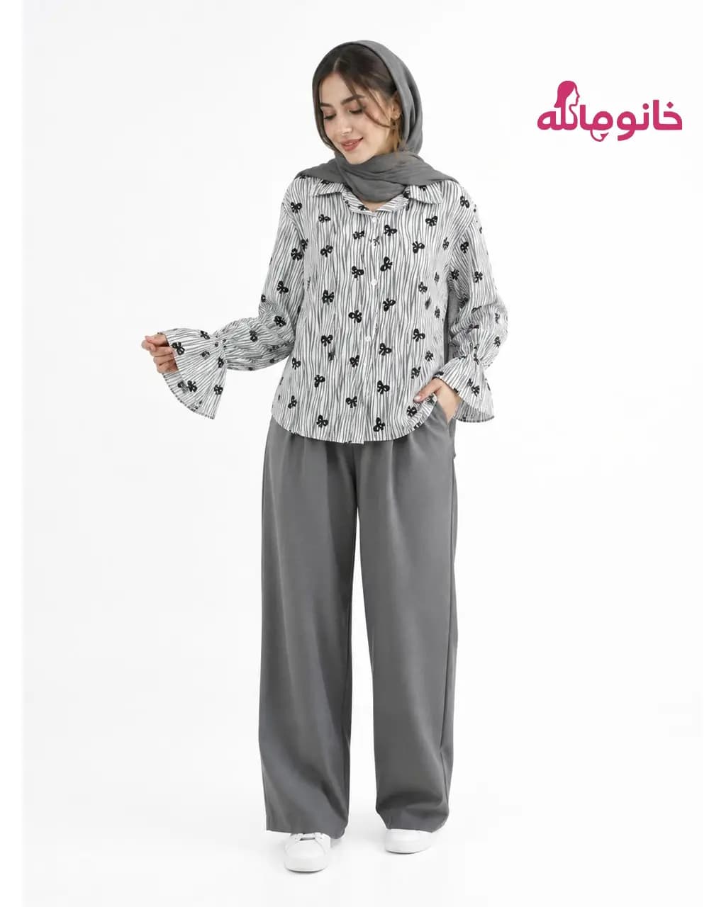 شومیز پینترستی دخترانه 20399 در 6 رنگ — تصویر ۳